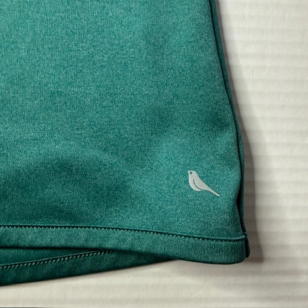 Golf Shirt 18 Birdies Women's Green 1/4 Zip Pullover Tennis Pickleball Top Sz M - Picture 5 of 10